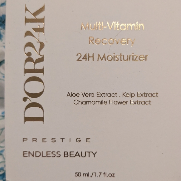 New Multi-Vitamin Recovery 24H Night & Day Moisturizer By D'or24K - New In Box - Picture 2 of 6